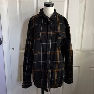 Hot Topic Plaid Flannel Shirt